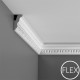 GZYMS FLEX C212F LUXXUS ORAC DECOR, SZTUKATERIA KLASYCZNA, LEKKA, ODPORNA NA USZKODZENIA, ELASTYCZNA SZTUKATERIA