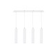 Lampa TUBO 4 WH pendant FH31144- AJ13-350-4WH white/chr Azzardo