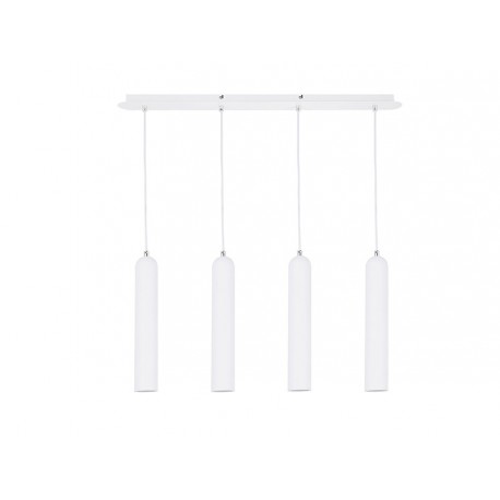 Lampa TUBO 4 WH pendant FH31144- AJ13-350-4WH white/chr Azzardo