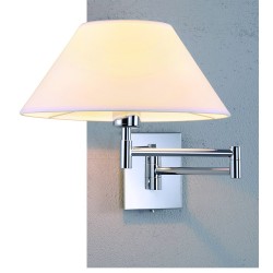 Lampa TRAPEZIO WHITE WALL MB2311-S WH white Metal/farbric Azzardo