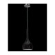 Lampa SOUL 1 pendant LP 5114-1BK black iron/glass Azzardo