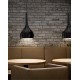 Lampa SOUL 1 pendant LP 5114-1BK black iron/glass Azzardo