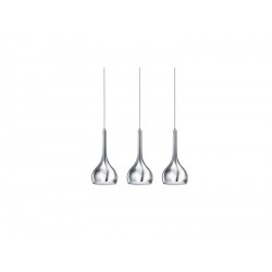 Lampa SOUL 3 pendant LP 5114-3CR chrome iron/glass Azzardo