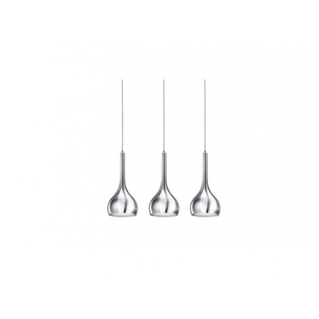 Lampa SOUL 3 pendant LP 5114-3CR chrome iron/glass Azzardo