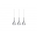 Lampa SOUL 3 pendant LP 5114-3CR chrome iron/glass Azzardo