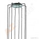 Lampa STYLO 8 pendant MD 1220A-8 chrome metal/glass Azzardo