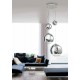 Lampa SILVER BALL 25 pendant LP5034-M metal/glass chrome/chro Azzardo