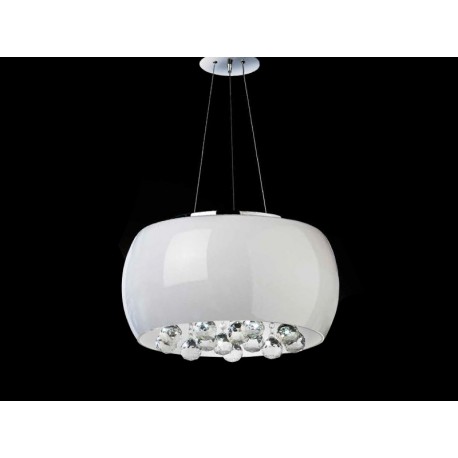 Lampa QUINCE 50 pendant LC1056-6 opal glass/ metal/chrom Azzardo