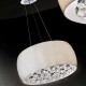 Lampa QUINCE 50 pendant LC1056-6 opal glass/ metal/chrom Azzardo