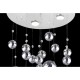 Lampa RAIN pendant MD 9722B-4 metal chrome Azzardo